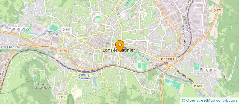 localisation de l'entreprise JURA FIERTES ! à LONS-LE-SAUNIER