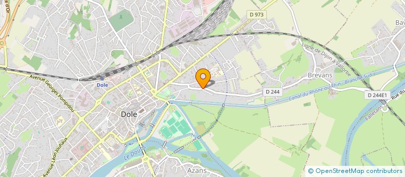 localisation de l'entreprise JURA GEEK à DOLE