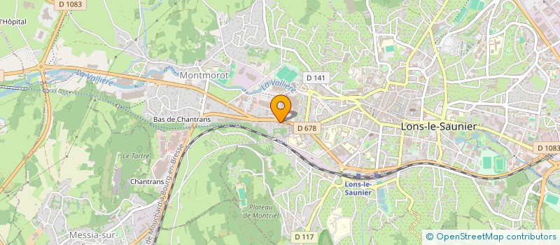 localisation de l'entreprise JURA LITERIE à MONTMOROT