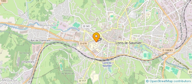 localisation de l'entreprise JURA RACING TEAM à LONS-LE-SAUNIER