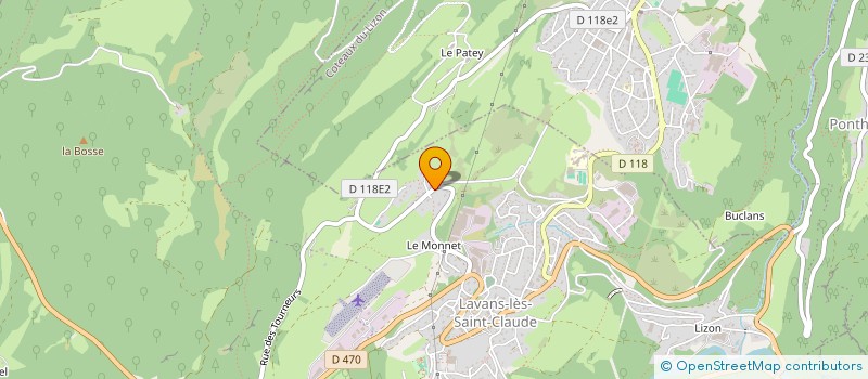 localisation de l'entreprise JURA SUD HANDBALL  MOIRANS-EN-MONTAGNE