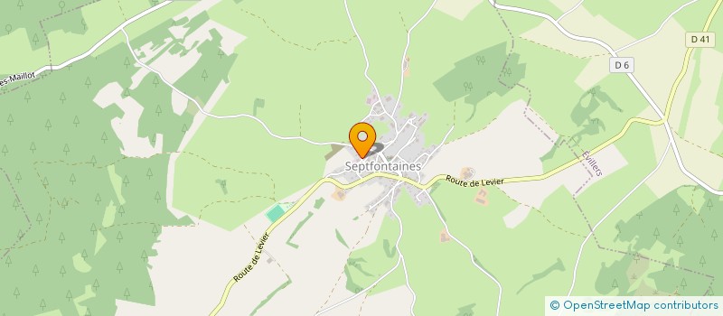 localisation de l'entreprise JURA TOPO  SEPTFONTAINES