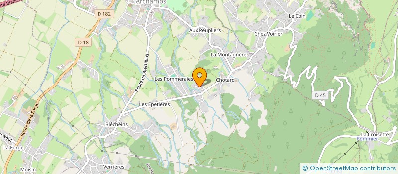 localisation de l'entreprise JURA VIANDES  PRESILLY