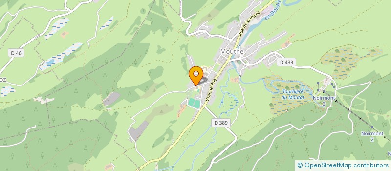 localisation de l'entreprise JURADOUBS  CHAUX-NEUVE