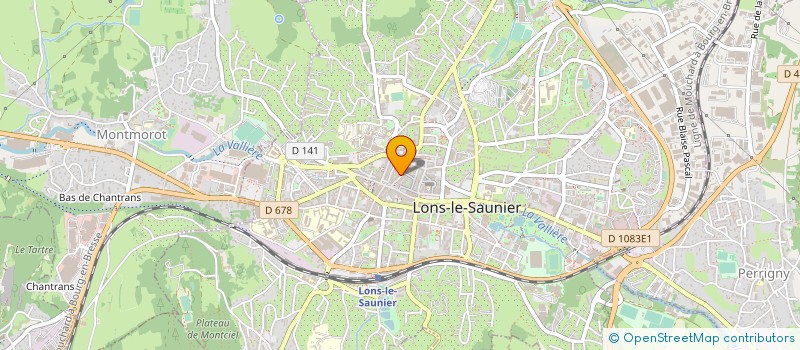 localisation de l'entreprise JURAFRICA à LONS-LE-SAUNIER