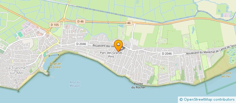 localisation de l'entreprise JURAG à LA TRANCHE-SUR-MER
