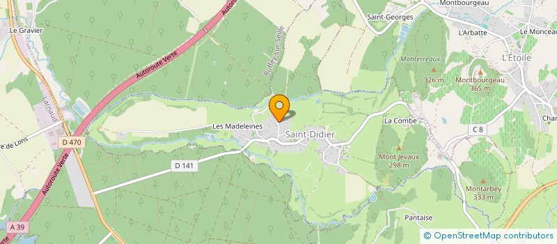 localisation de l'entreprise JURAGASCOGNE  SAINT-DIDIER