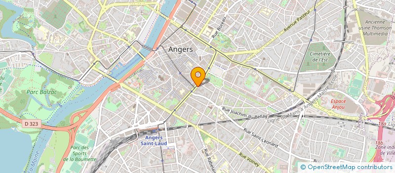 localisation de l'entreprise JURALEX à ANGERS