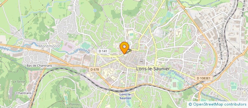 localisation de l'entreprise JURALIVE  LONS-LE-SAUNIER