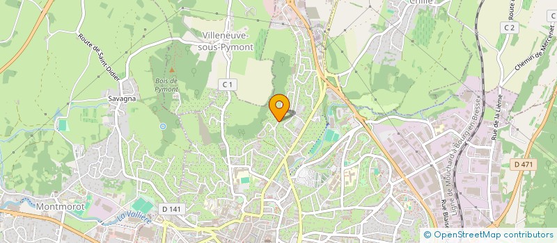 localisation de l'entreprise JURAMONEUR à LONS-LE-SAUNIER
