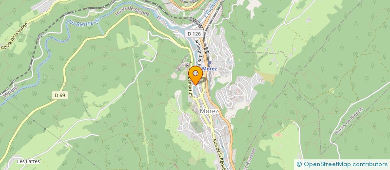 localisation de l'entreprise JURAPAC  HAUTS DE BIENNE