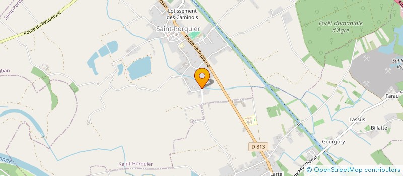 localisation de l'entreprise JURASANPHI  SAINT-PORQUIER