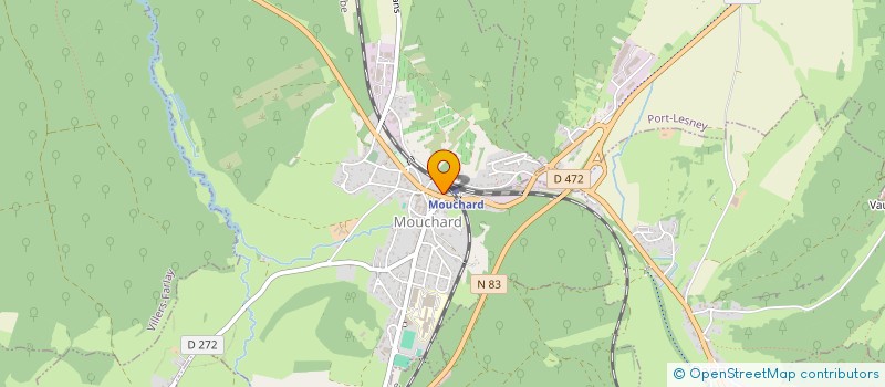 localisation de l'entreprise JURASSIENNE DE DISTRIBUTION DE JOUETS  MOUCHARD