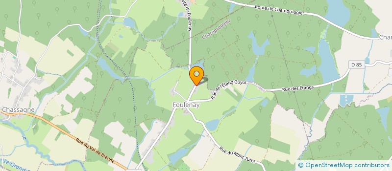 localisation de l'entreprise JURASYLVI  FOULENAY