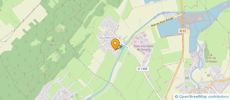 localisation de l'entreprise JURATECH BOIS  HOUTAUD