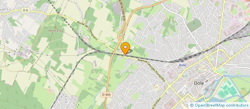 localisation de l'entreprise JURAWARRIOR à DOLE