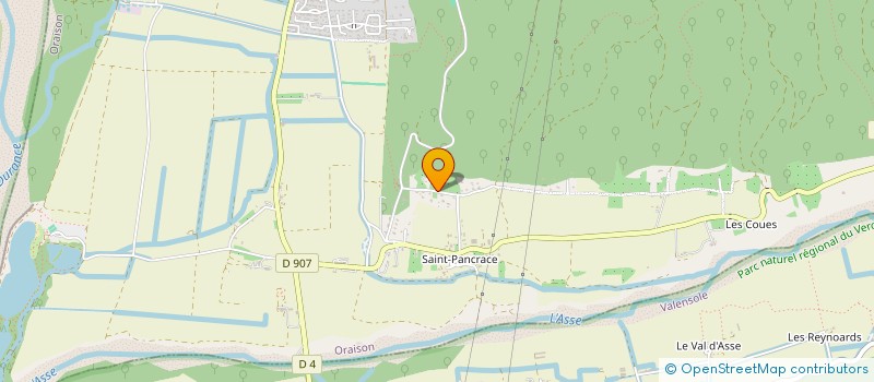 localisation de l'entreprise JURELI  ORAISON