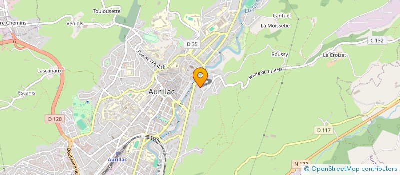 localisation de l'entreprise JUREMA ZINZIN à AURILLAC