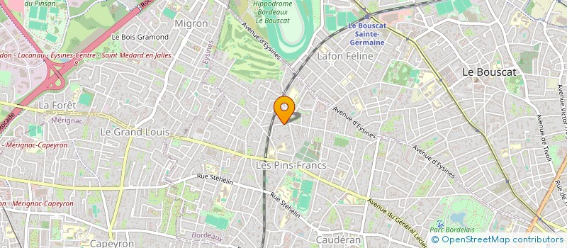 localisation de l'entreprise JURI  CREON