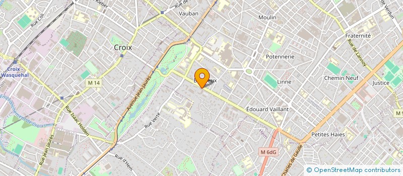 localisation de l'entreprise JURI-ACTES COMMISSAIRES DE JUSTICE ASSOCIES  ROUBAIX