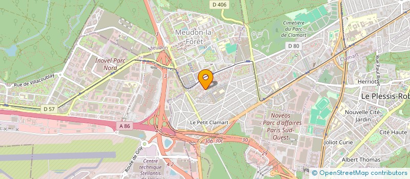 localisation de l'entreprise JURI-CIM CH5 à CLAMART