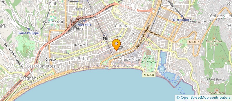 localisation de l'entreprise JURI-FISC-FICUCIE à NICE