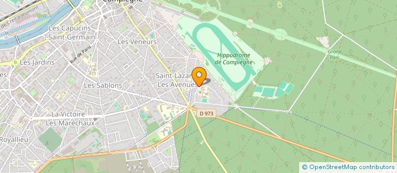 localisation de l'entreprise JURI INVEST  COMPIEGNE