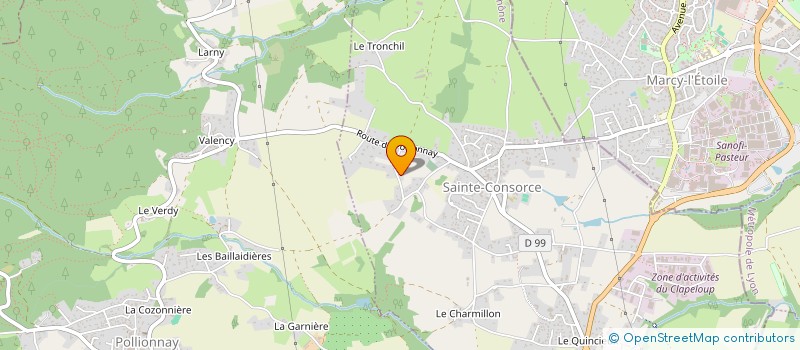 localisation de l'entreprise JURI-@SSISTANCE CONSEILS  SAINTE-CONSORCE