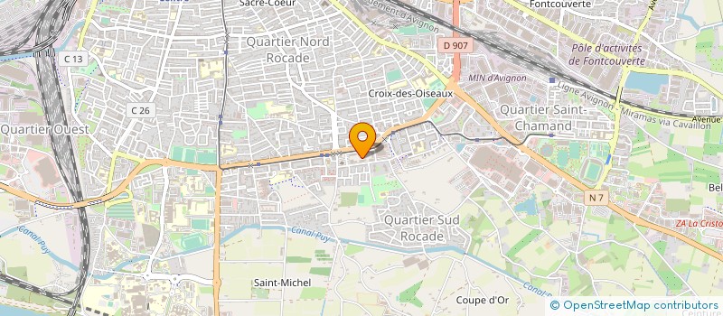 localisation de l'entreprise JURICK SOLUTIONS LOGICIELS  AVIGNON