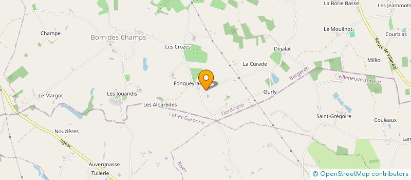 localisation de l'entreprise JURICONSULT 75  BEAUMONTOIS EN PERIGORD