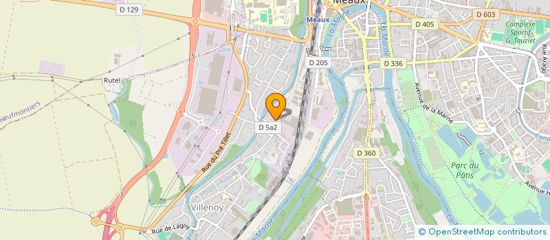 localisation de l'entreprise JURIDI CONSULTING  VILLENOY