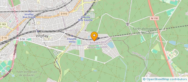 localisation de l'entreprise JURIDIFIN à CHAVILLE