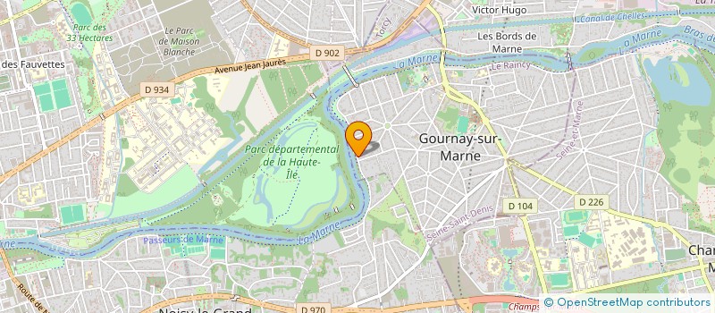 localisation de l'entreprise JURIDOC à GOURNAY-SUR-MARNE