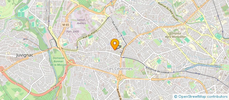 localisation de l'entreprise JURIE BTP  MONTPELLIER