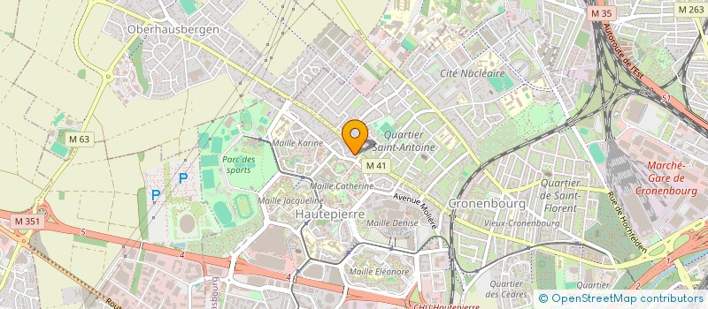 localisation de l'entreprise JURIEST à STRASBOURG