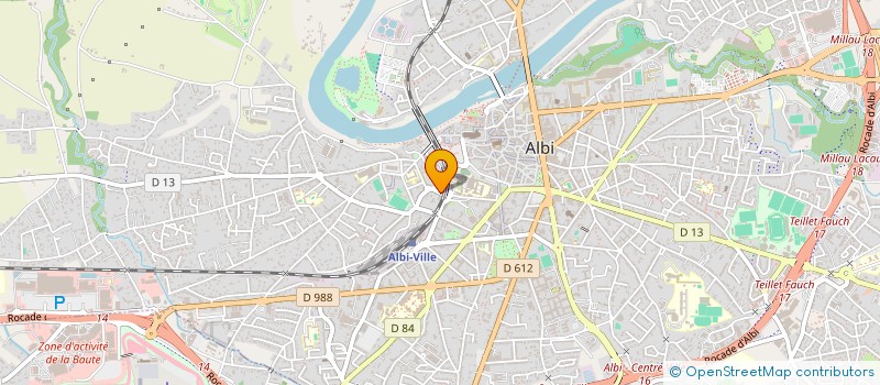 localisation de l'entreprise JURIFISC à ALBI