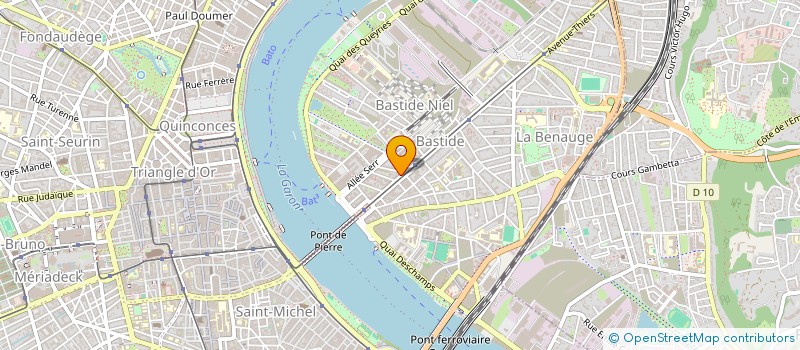 localisation de l'entreprise JURIFISC à BORDEAUX