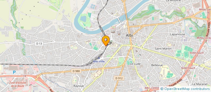 localisation de l'entreprise JURIFISC STE NOUVELLE à ALBI