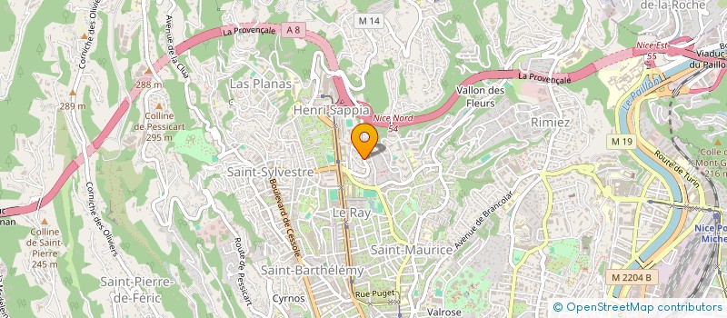 localisation de l'entreprise JURIHSECUR à NICE