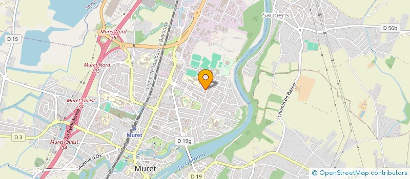 localisation de l'entreprise JURILOG à MURET