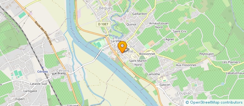 localisation de l'entreprise JURIMM  CADILLAC-SUR-GARONNE