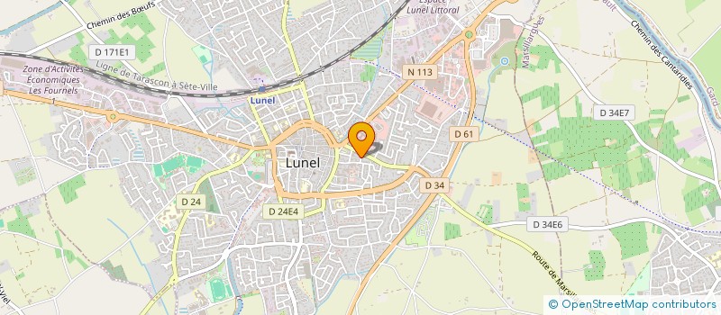 localisation de l'entreprise JURIMMO à LUNEL