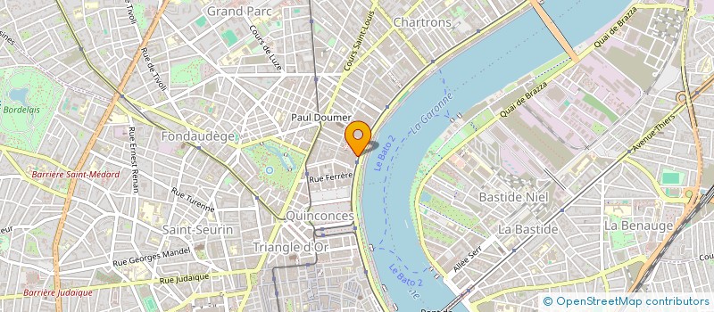 localisation de l'entreprise JURIMONDIALE  BORDEAUX