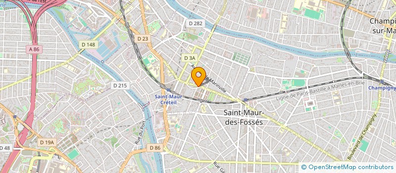 localisation de l'entreprise JURIN IMMOBILIER à SAINT-MAUR-DES-FOSSES