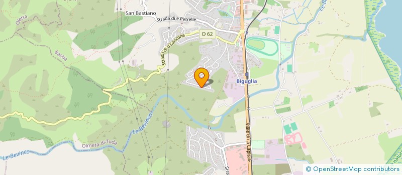 localisation de l'entreprise JURINA  BIGUGLIA