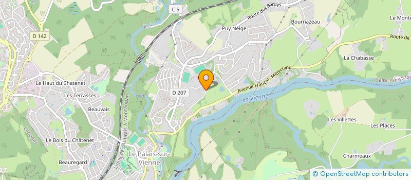 localisation de l'entreprise JURIOL  LE PALAIS-SUR-VIENNE