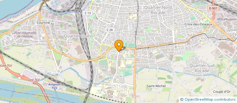 localisation de l'entreprise JURIPROTEC  AVIGNON