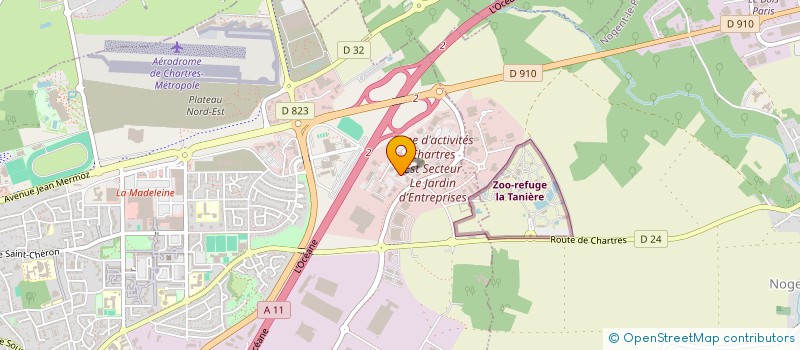 localisation de l'entreprise JURIS 28 à CHARTRES
