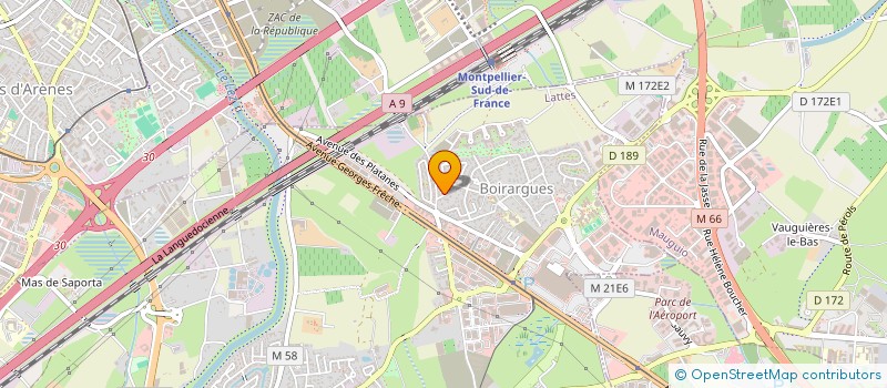 localisation de l'entreprise JURIS CLIC à LATTES