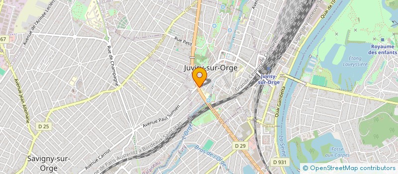 localisation de l'entreprise JURIS CONSEILS DU DROIT ET JUSTICE à JUVISY-SUR-ORGE